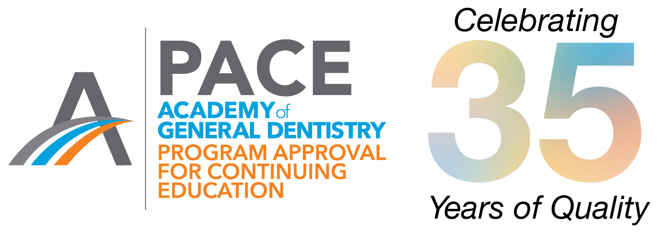 Academy of General Dentistry Program Approval for Continuing Education (PACE) logo
